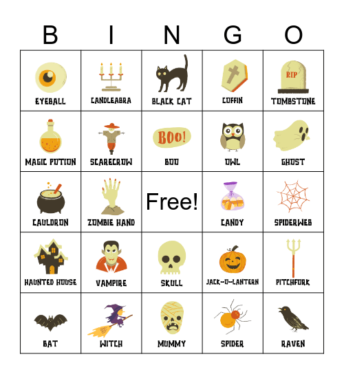 Character Bingo Card