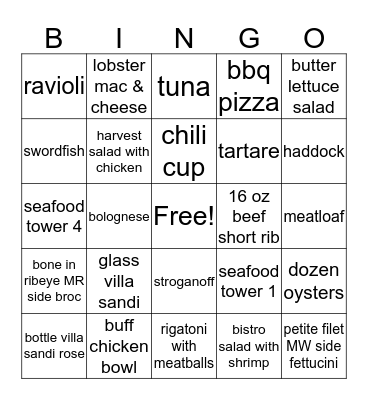 Happy Saturday!!!! Bingo Card