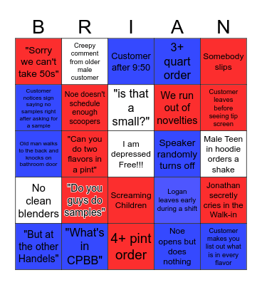Handels Bingo Card