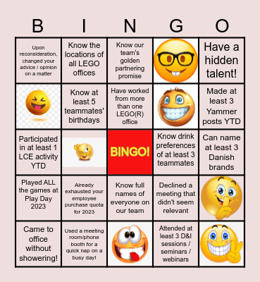 This is how we Bingo Card