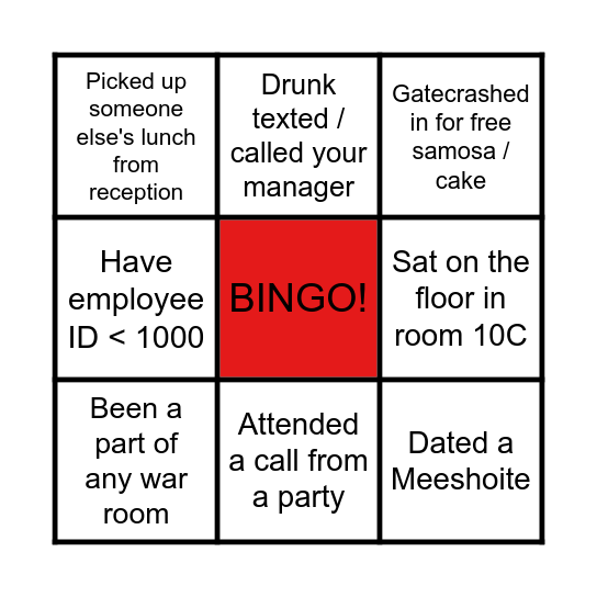 Meesho Bingo 2 Bingo Card