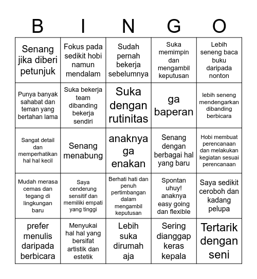 Psikodus Bingo! Bingo Card