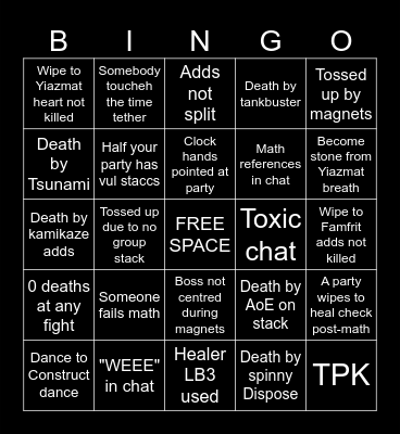 Ridorana Lighthouse bingo Card