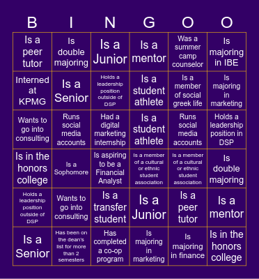 Find someone who is Bingo Card