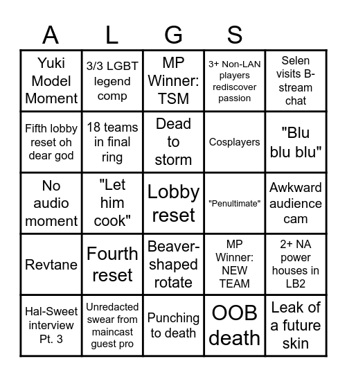 ALGS Y3 Champs Bingo Card