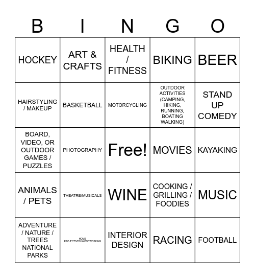 Ands Bingo!!! Bingo Card