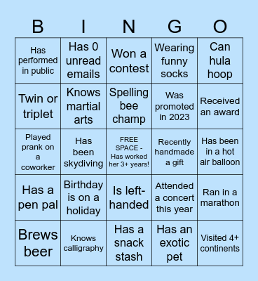 SPIN Senior Management Bingo Card