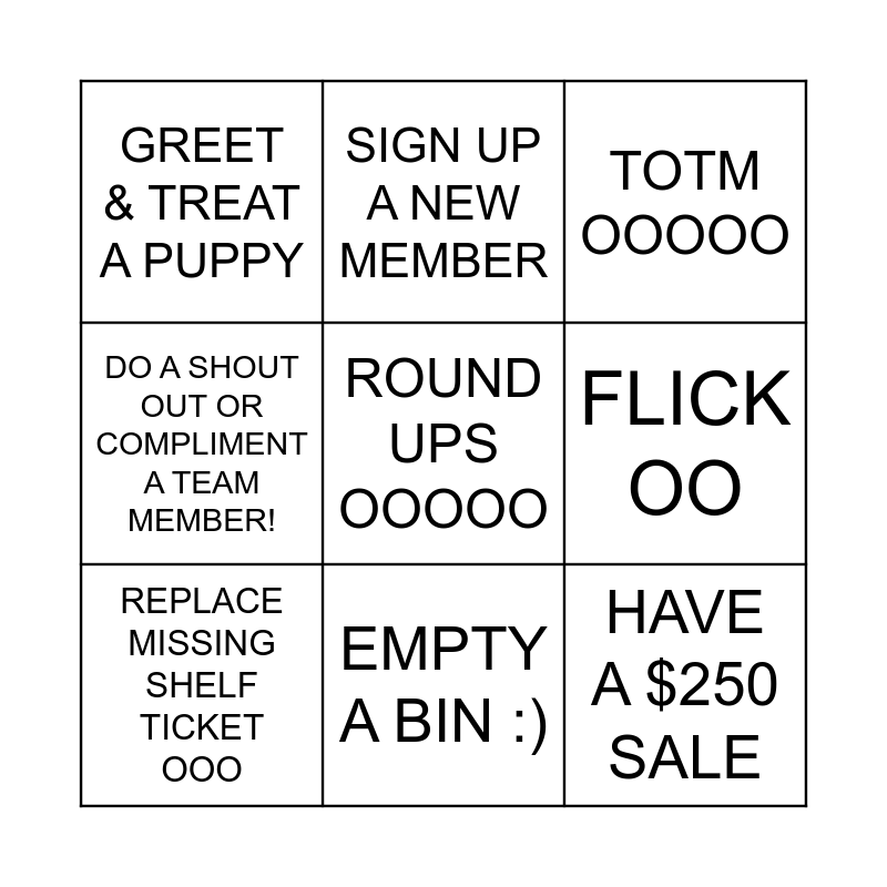 SEPT BINGO! Bingo Card