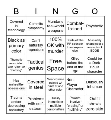 Did Torm ghostwrite your character? Bingo Card