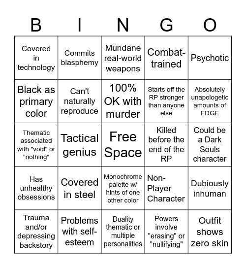 Did Torm ghostwrite your character? Bingo Card