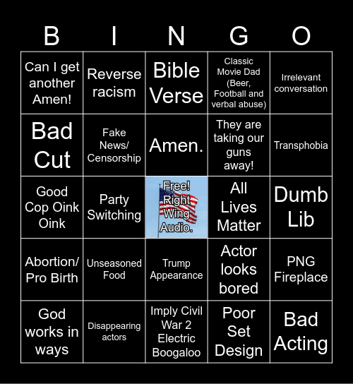 Hearts are Trump Bingo Card