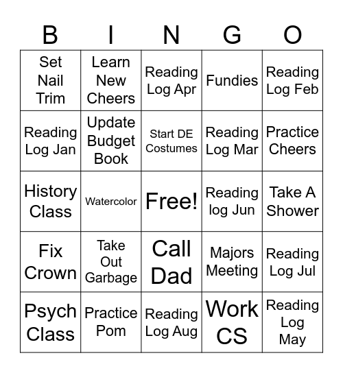 Productivity Bingo - 9/6/23 Bingo Card