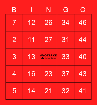 STATE FARM Bingo Card