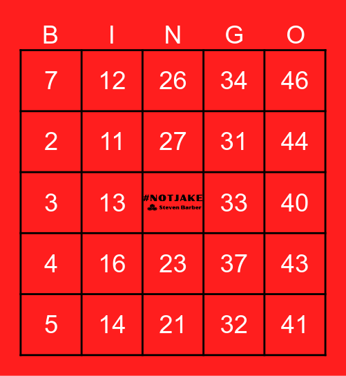 STATE FARM Bingo Card