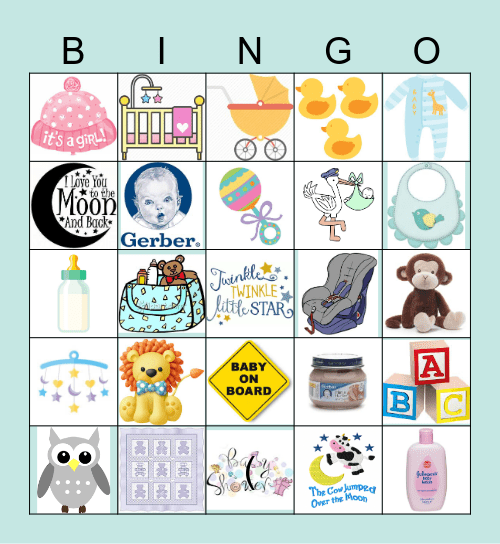 BABY  Valenziano Bingo Card