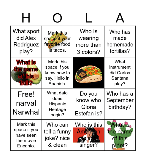 TOPS September BINGO Card