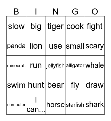 Review Bingo Card