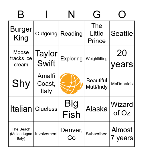 Marketing Bingo Card