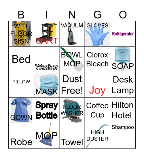 HOUSEKEEPING WEEK Bingo Card