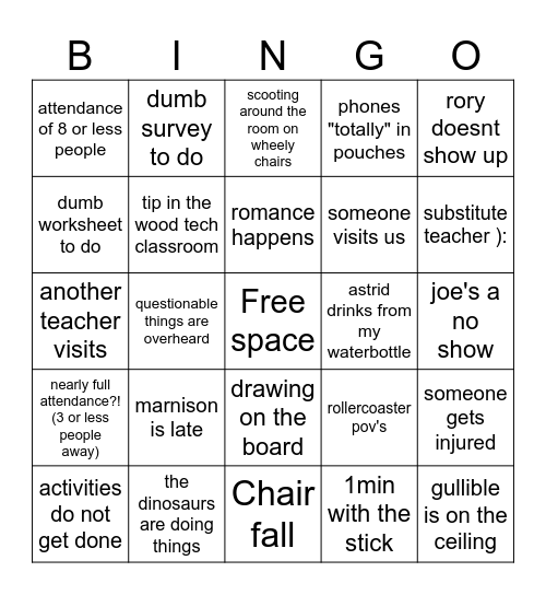 EXTENDED HOMEGROUP Bingo Card