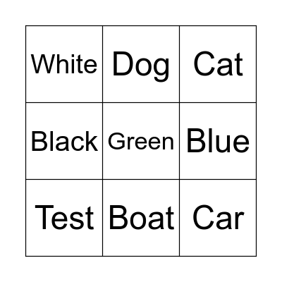 Takeover Bingo Card