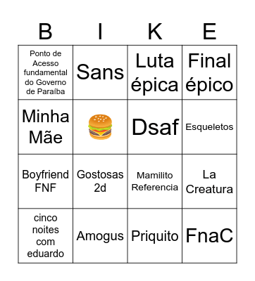 El video Bingo Card