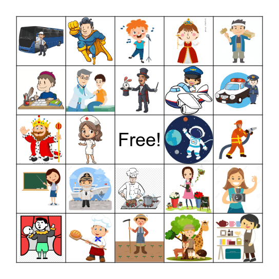 He / She is a...... Bingo Card