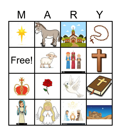 Happy Birthday Mary Bingo! Bingo Card