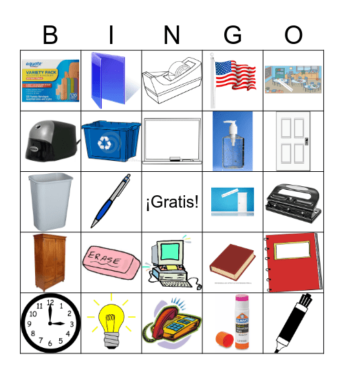 ¡Objetos de la clase! Bingo Card