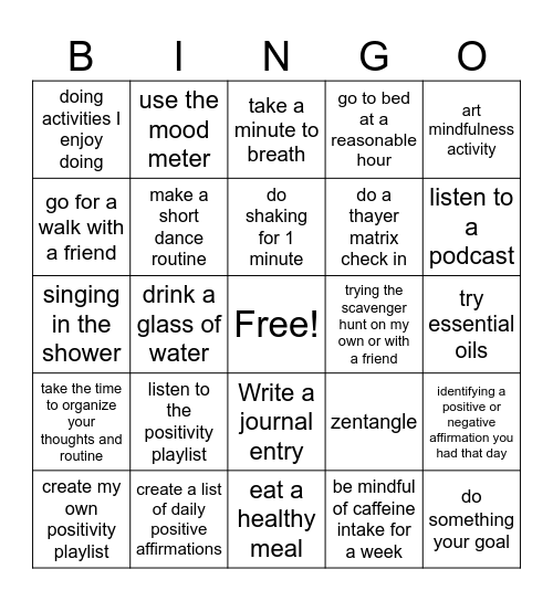 POMHPY Bingo Group 2 Bingo Card