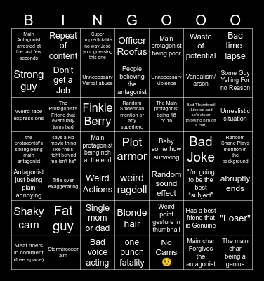 Shaneplayz is a ploopy Bingo Card