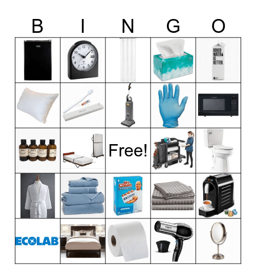 Housekeeping BINGO Card