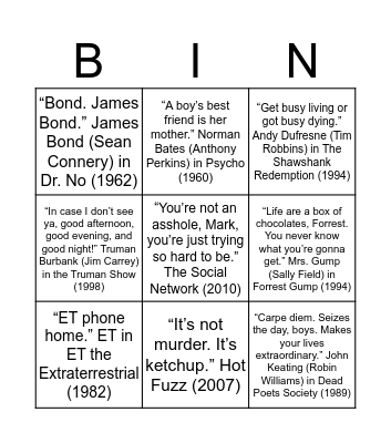 Subject-Verb Agreement Bingo Card