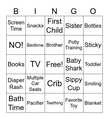 Parents in Partnership Bingo Card