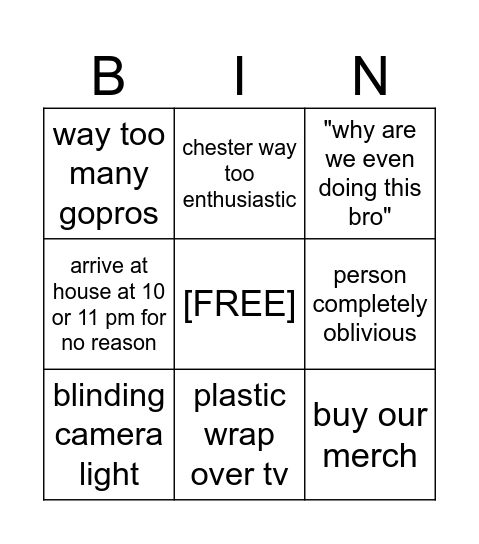 Life of Luxury Bingo Card