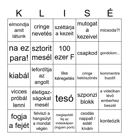 elekrobi Bingo Easy (by skid3y) Bingo Card
