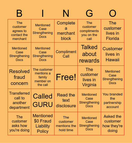 September Spirit Month Week 2 BINGO! Bingo Card