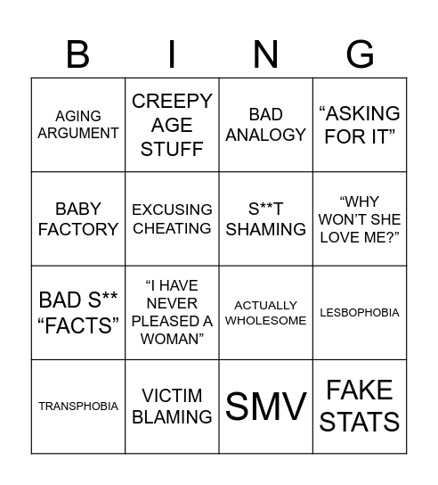 The click bingo Card