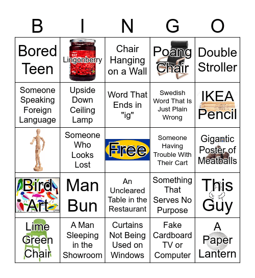 IKEA Bingo Card