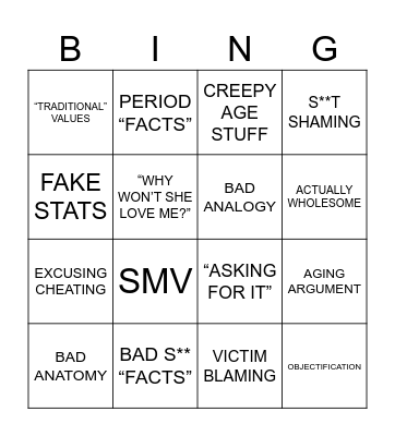 The click bingo 2 Bingo Card