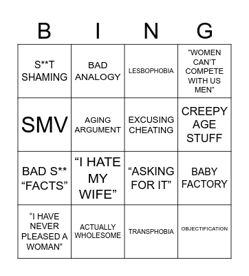 The click bingo 4 Bingo Card