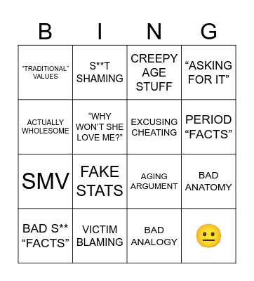 Not how girls work bingo Card