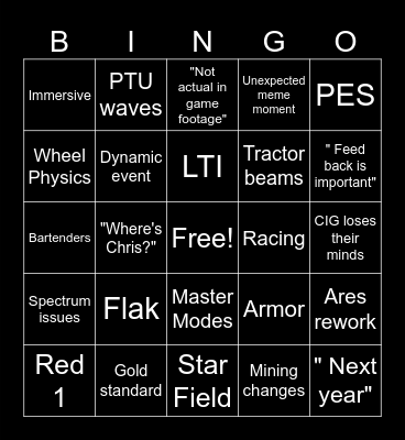 Citizencon 2023 #2 Bingo Card