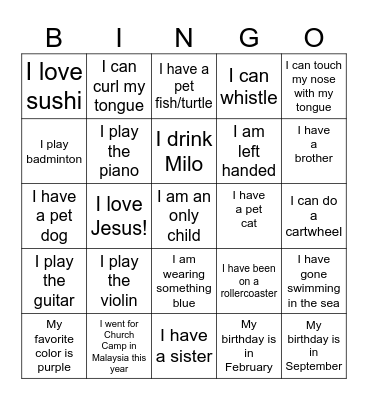 ARPC Adam 9am 2023! Bingo Card