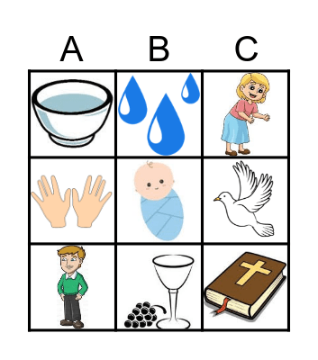 BAPTISM Bingo Card