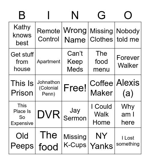 Gma2k23 Bingo Card