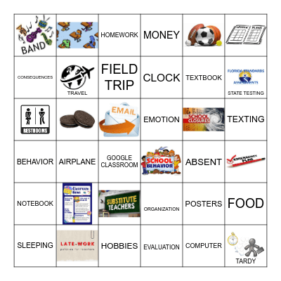 CLASSROOM MANAGEMENT Bingo Card