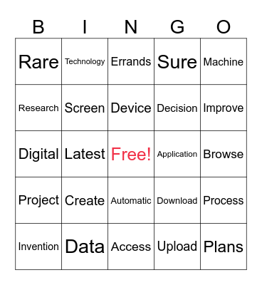 m3unit4vocabulary1 Bingo Card