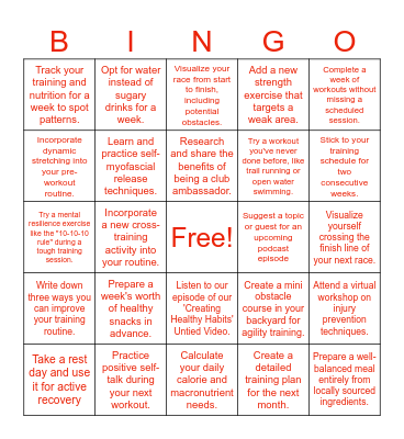 HDEC's Back 2 Basics (Intermediate) Bingo Card
