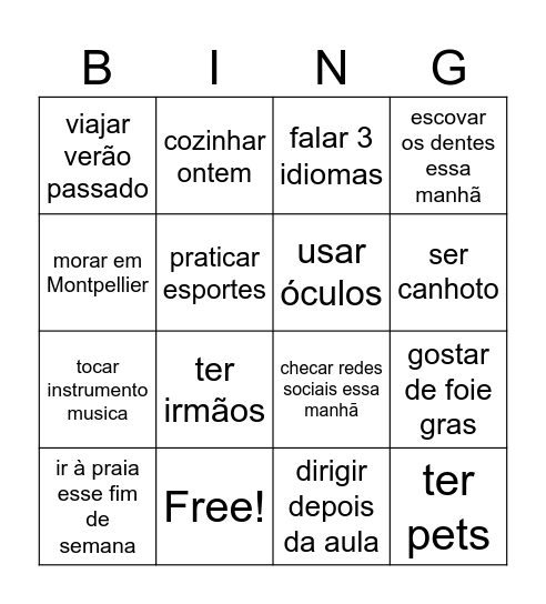 EU... Bingo Card